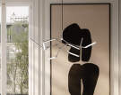 Stick Chandelier Mini, chrome