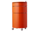 Barboy Side Table, glossy fresh orange
