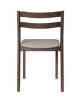 Boda Dining Chair Soft Bouclé, dark stained beech/natural