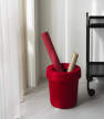 Hide Office Bin, bright red