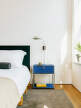 USM Haller M54 Bedside Table, gentian blue