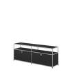 Komoda pod TV USM Haller O2, graphite black-1