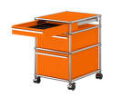 Zásuvkový kontejner na kolečkách USM Haller M63, pure orange-1