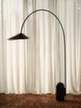 Arum Arched Floor Lamp, black