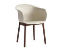 Židle Elefy JH30, soft beige/walnut