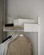 Wardrobe Shelf 1, white/white