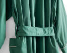 Outline Robe, emerald green