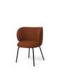 Rico Dining Chair Tonus, red brown/black