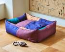 HAY Dogs Bed L, burgundy/green