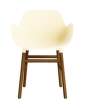 Form Armchair Walnut, cream