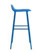 Form Bar Chair 75 cm Steel, bright blue