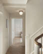 Liila 1 Wall/Ceiling Light Large, dark bronze/opal