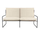 Desert 2-seater, black/off-white