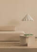 Androgyne Side Table Ø63, ivory