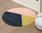 Row Rug Circular, trio