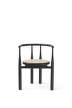 Bukowski Chair French Cane, black