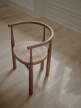 Bukowski Chair French Cane, walnut