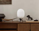 JWDA Table Lamp, Calacatta Viola