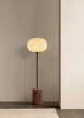 JWDA Floor Lamp, red travertine