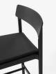 Betty TK17 Bar Chair, black/black leather