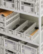 Colour Crate Mini Oblong, grey-1
