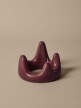 Stala Candle Ring, dark grape