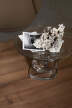 Damo Glass Centrepiece Ø30, clear