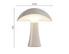 Rumee 220 Portable Lamp, earth grey