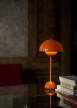 Flowerpot VP3 Table Lamp, zesty orange