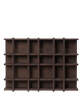 Tilem Shelf 6x4, dark stained oak