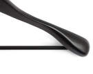Smooth Coat Hanger Wide with Bar set of 4 pcs, black