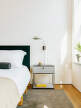 USM Haller M54 Bedside Table, light grey