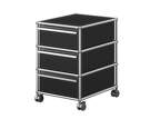 Zásuvkový kontejner na kolečkách USM Haller M26, graphite black-1
