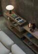 Alima Shelving NDS5, chrome / oak
