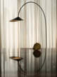 Arum Arched Floor Lamp, black