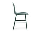 Židle Form, zelená/ocel