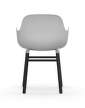 Form Armchair, white/black