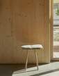 Georg Stool, linen / oak