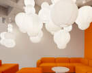 Puff Bulb Shade, white