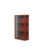 Haze Wall Cabinet Reeded Glass, oxide red