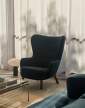 Petra VB3 Lounge Chair, walnut / Vidar 554