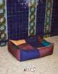 HAY Dogs Bed L, burgundy/green