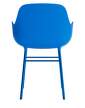 Form Armchair Steel, bright blue