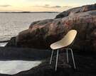 Mat Chair Steel, hemp/cream