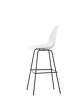 Eames Plastic Bar Stool High, white