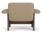 Brasilia Lounge Chair Low Back, Bouclé 02/dark stained oak
