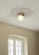 Liila 1 Wall/Ceiling Light Large, dark bronze/opal