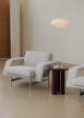 Meantime Lounge Chair AV29, Ecriture 210/polished aluminium