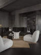 Brutus Stool, bone white