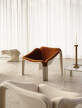 F300 Lounge Chair, alabaster white/Dedar 21